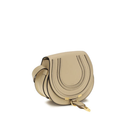 Sac à bandoulière Chloé en cuir de veau beige Bos Taurus