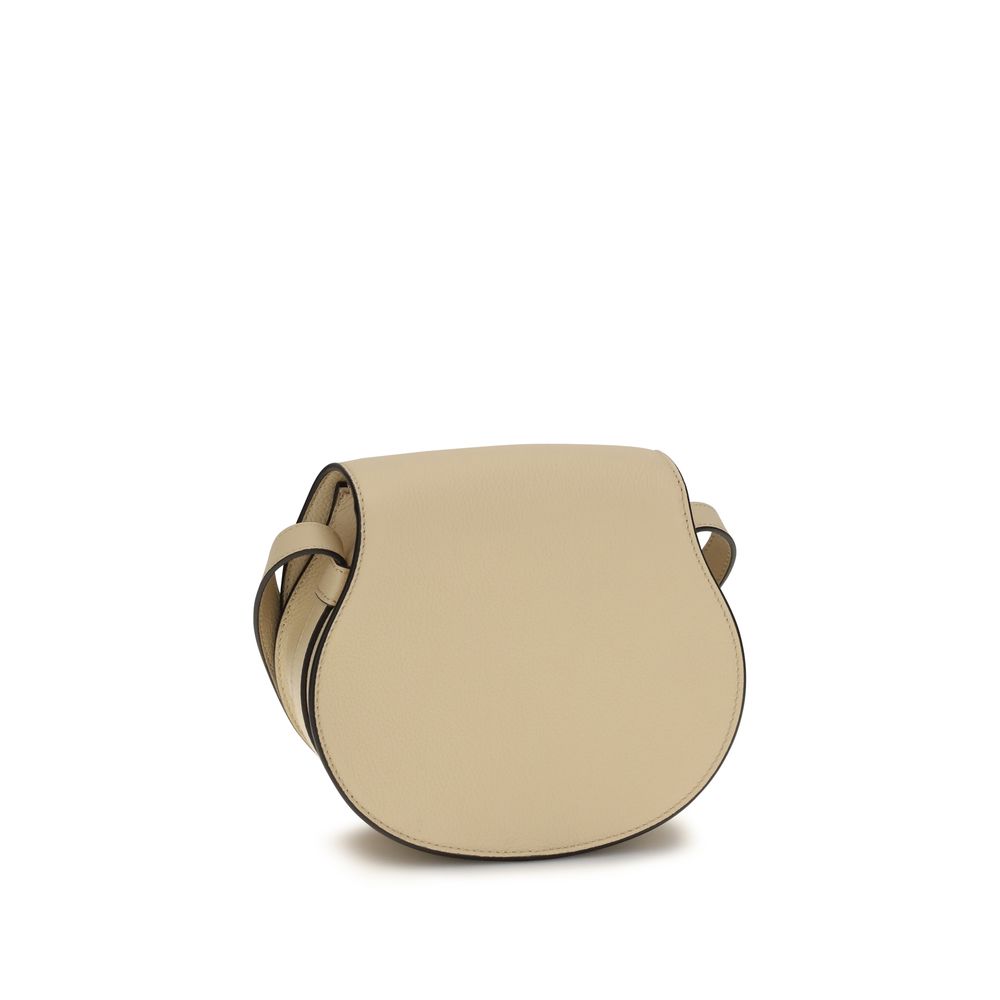 Sac à bandoulière Chloé en cuir de veau beige Bos Taurus