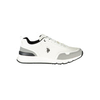 U.S. POLO ASSN. White Polyurethane Men's Sneaker