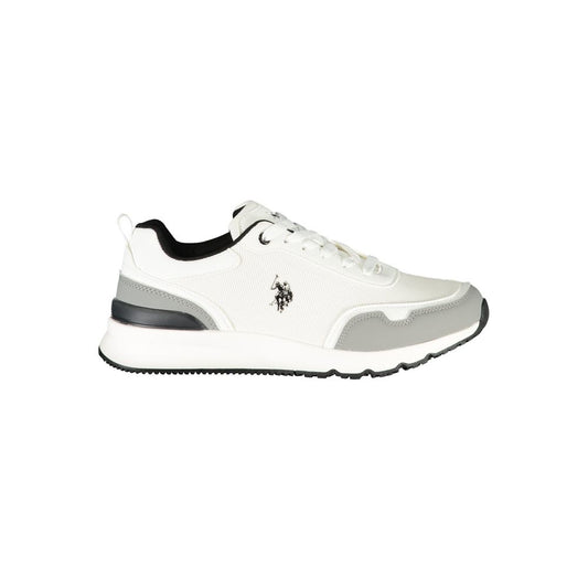 U.S. POLO ASSN. White Polyurethane Men's Sneaker