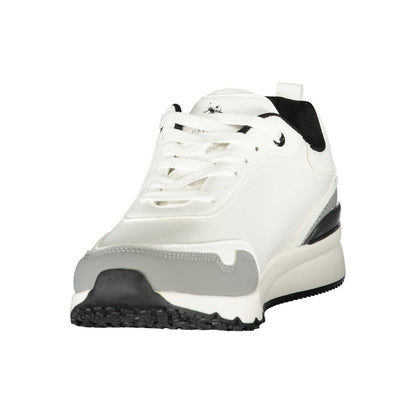 U.S. POLO ASSN. White Polyurethane Men's Sneaker