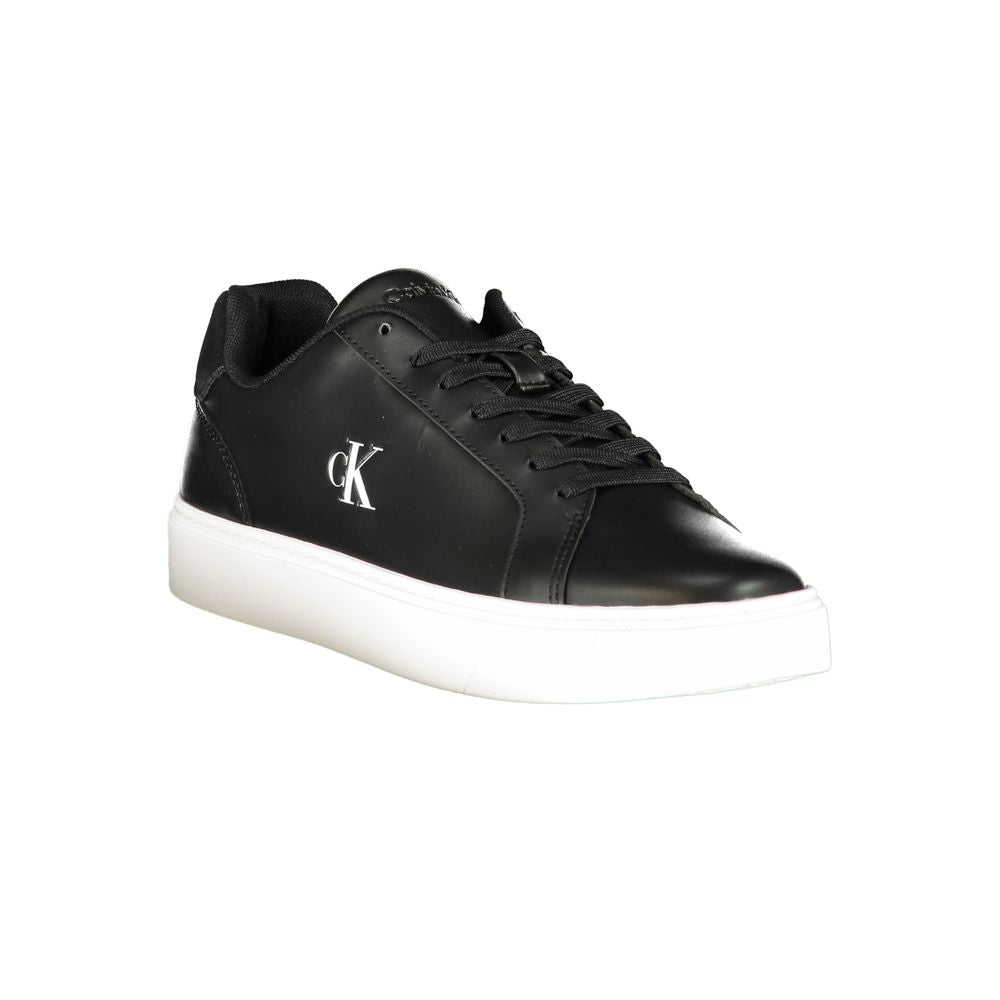 Sneaker da uomo Calvin Klein in poliuretano nero