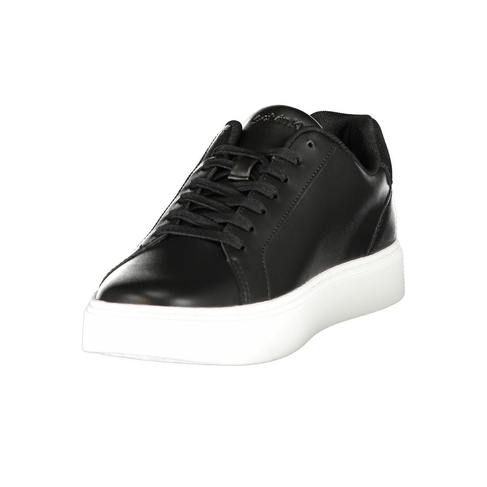 Sneaker da uomo Calvin Klein in poliuretano nero