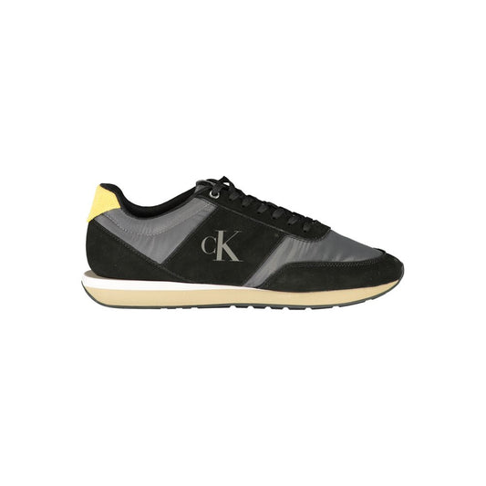 Sneaker da uomo Calvin Klein in poliestere nero