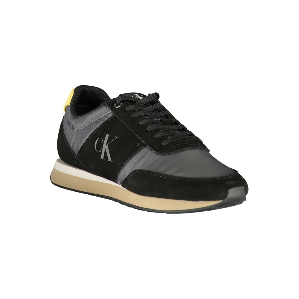 Sneaker da uomo Calvin Klein in poliestere nero
