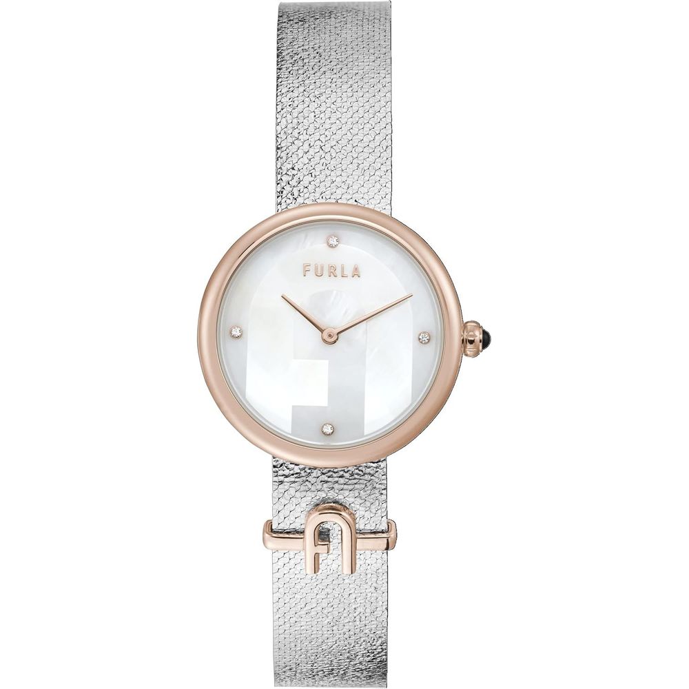 Orologio elegante Furla in acciaio inossidabile grigio