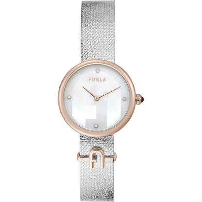 Orologio elegante Furla in acciaio inossidabile grigio