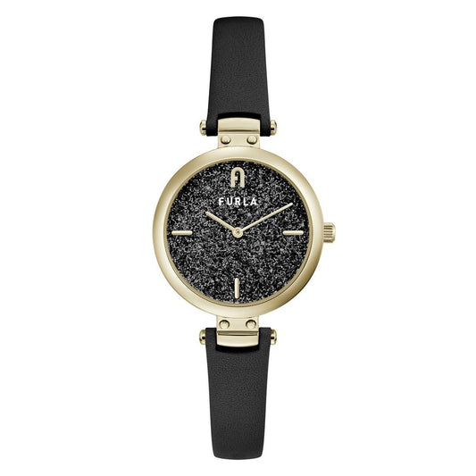 Orologio Furla da donna in pelle nera