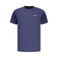 Nike Blue Polyester Men's T-Shirt