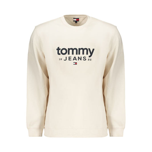 Felpa da uomo Tommy Hilfiger in cotone bianco