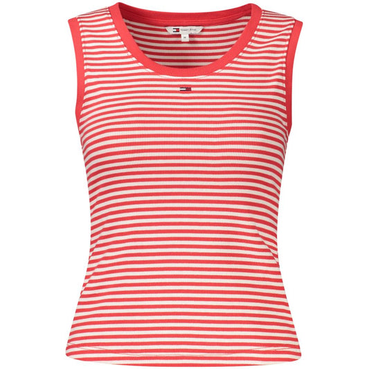Canotta da donna Tommy Hilfiger in cotone rosso