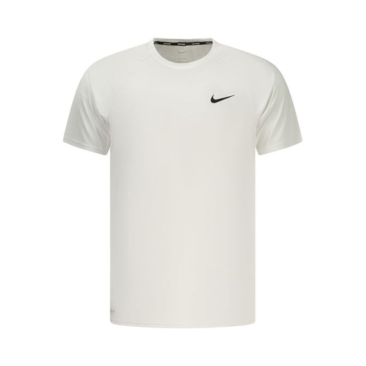 T-shirt da uomo Nike in poliestere bianco