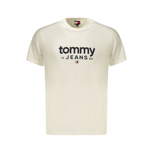 T-shirt da uomo Tommy Hilfiger in cotone, colore bianco