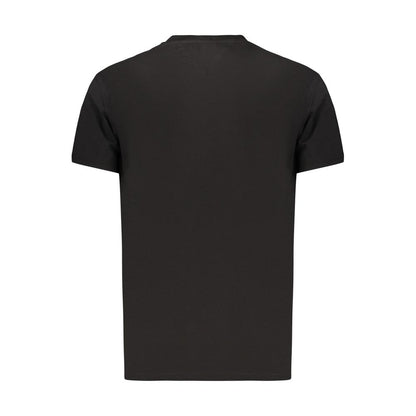 Tommy Hilfiger Black Cotton Mens T-Shirt