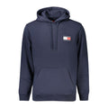 Felpa da uomo Tommy Hilfiger in cotone blu