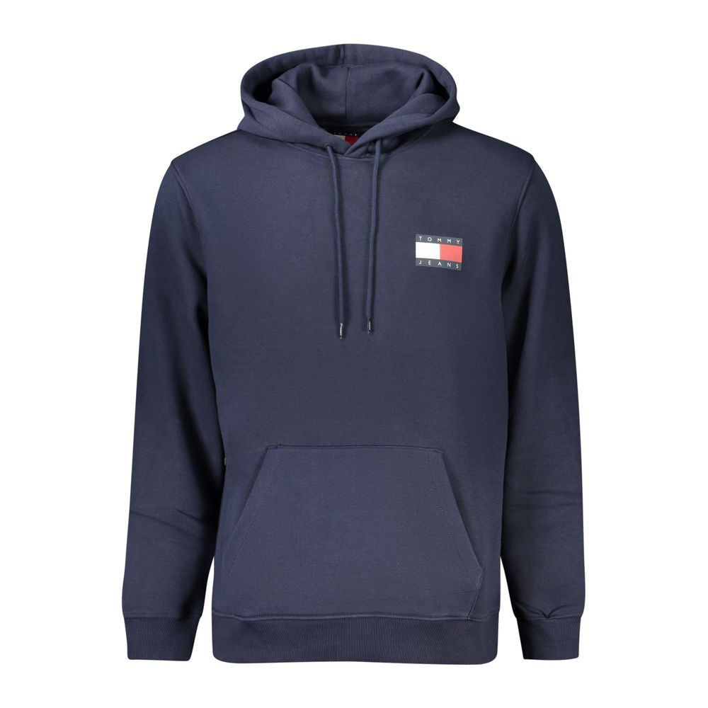 Felpa da uomo Tommy Hilfiger in cotone blu