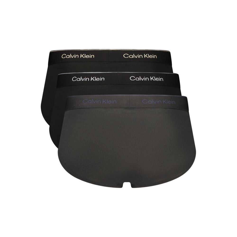 Slip da uomo Calvin Klein in cotone nero