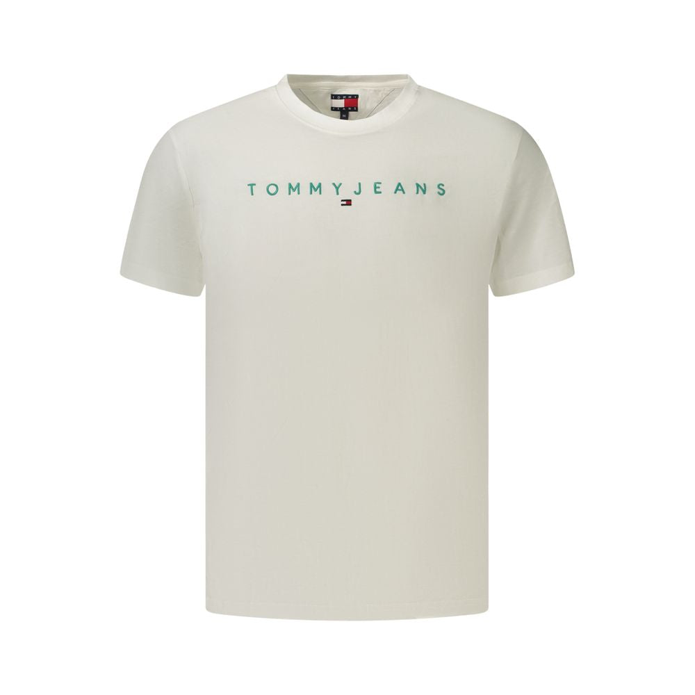 T-shirt da uomo Tommy Hilfiger in cotone bianco