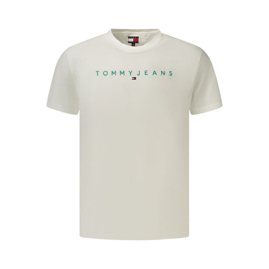 T-shirt da uomo Tommy Hilfiger in cotone bianco