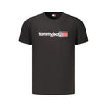 T-shirt Tommy Hilfiger da uomo in cotone nero