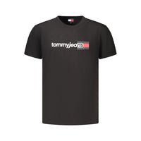Tommy Hilfiger Black Cotton Men's T-Shirt