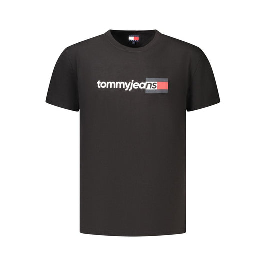 T-shirt Tommy Hilfiger da uomo in cotone nero