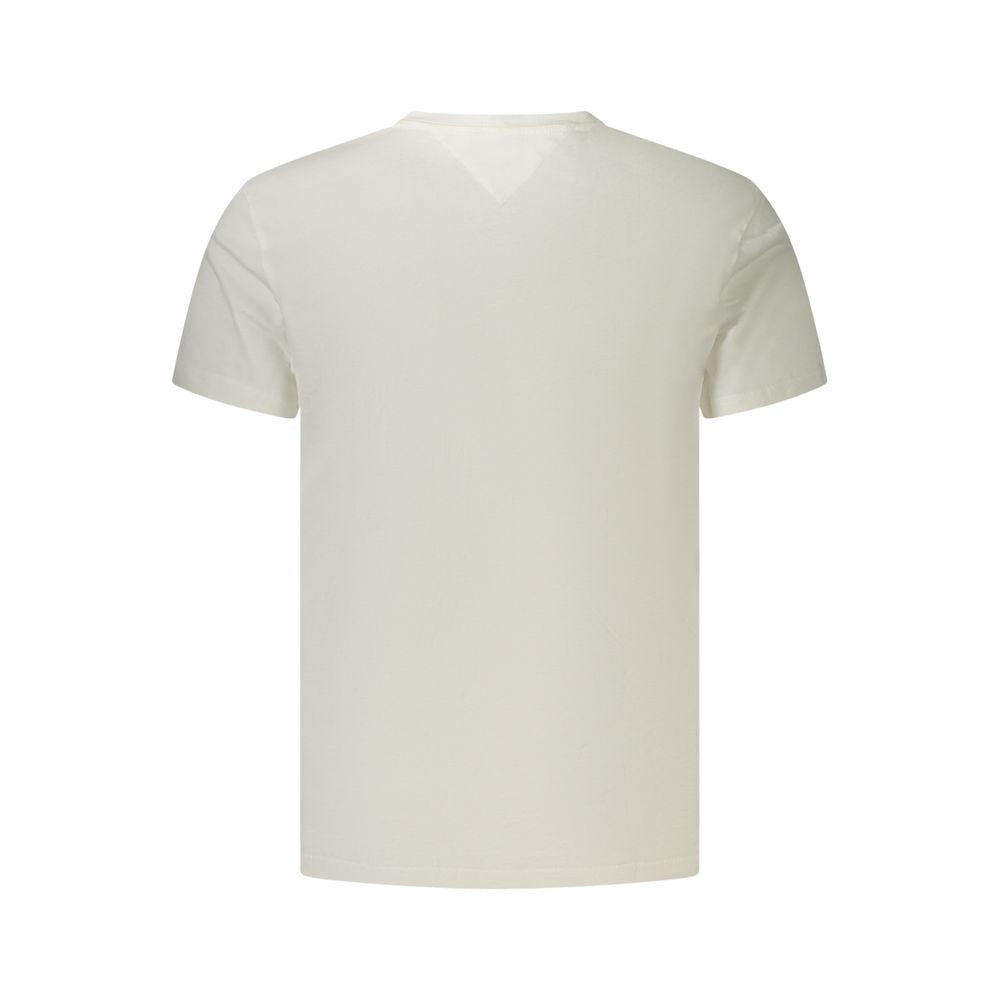 T-shirt da uomo Tommy Hilfiger in cotone bianco