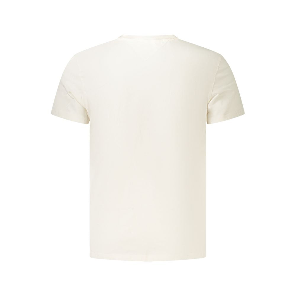 T-Shirt da Uomo Tommy Hilfiger Bianca in Cotone