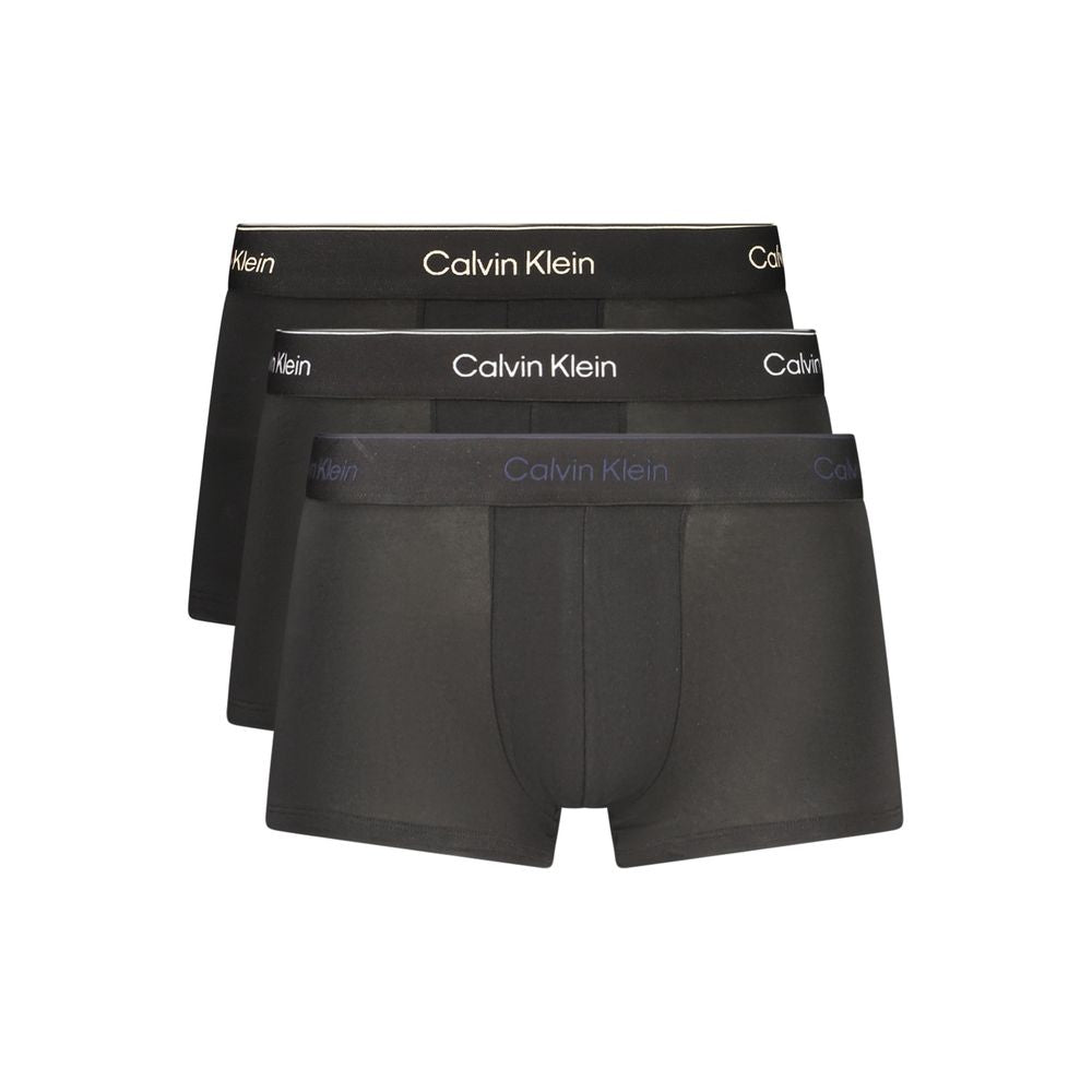 Short da uomo Calvin Klein in cotone nero