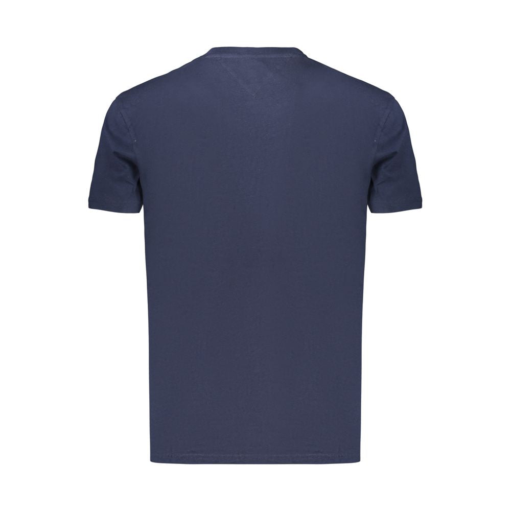 T-Shirt da Uomo Tommy Hilfiger Blu in Cotone
