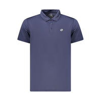 Lotto Blue Polyester Men's Polo Shirt
