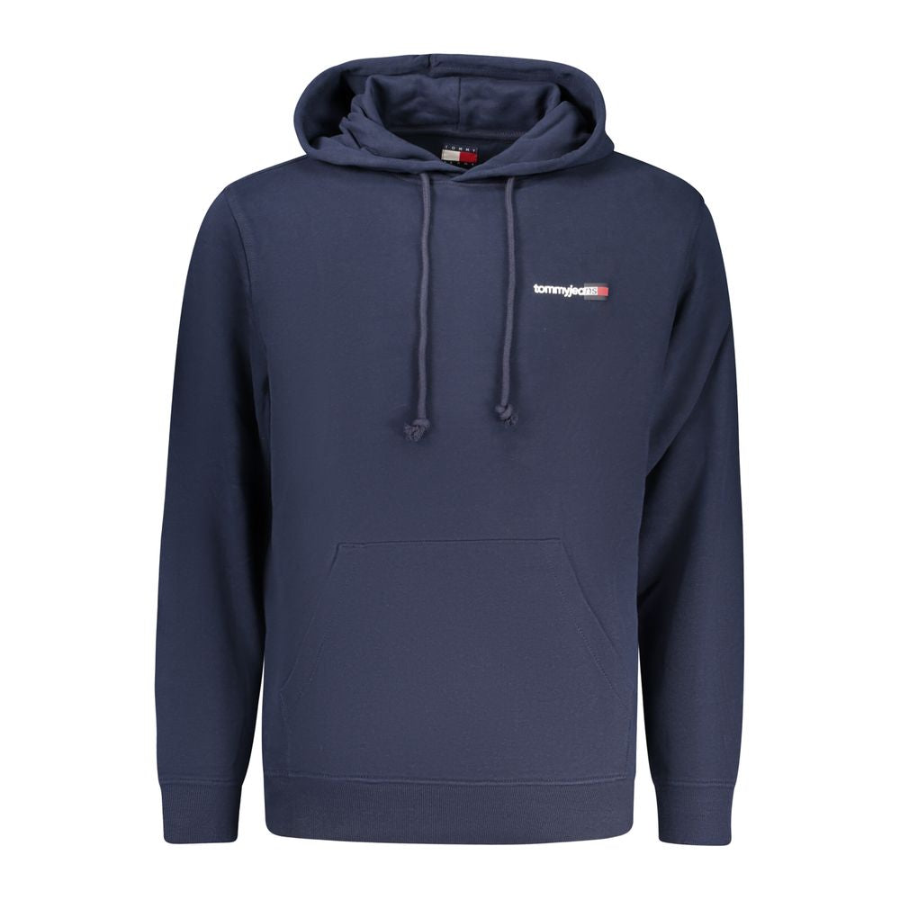 Felpa da uomo Tommy Hilfiger in cotone blu