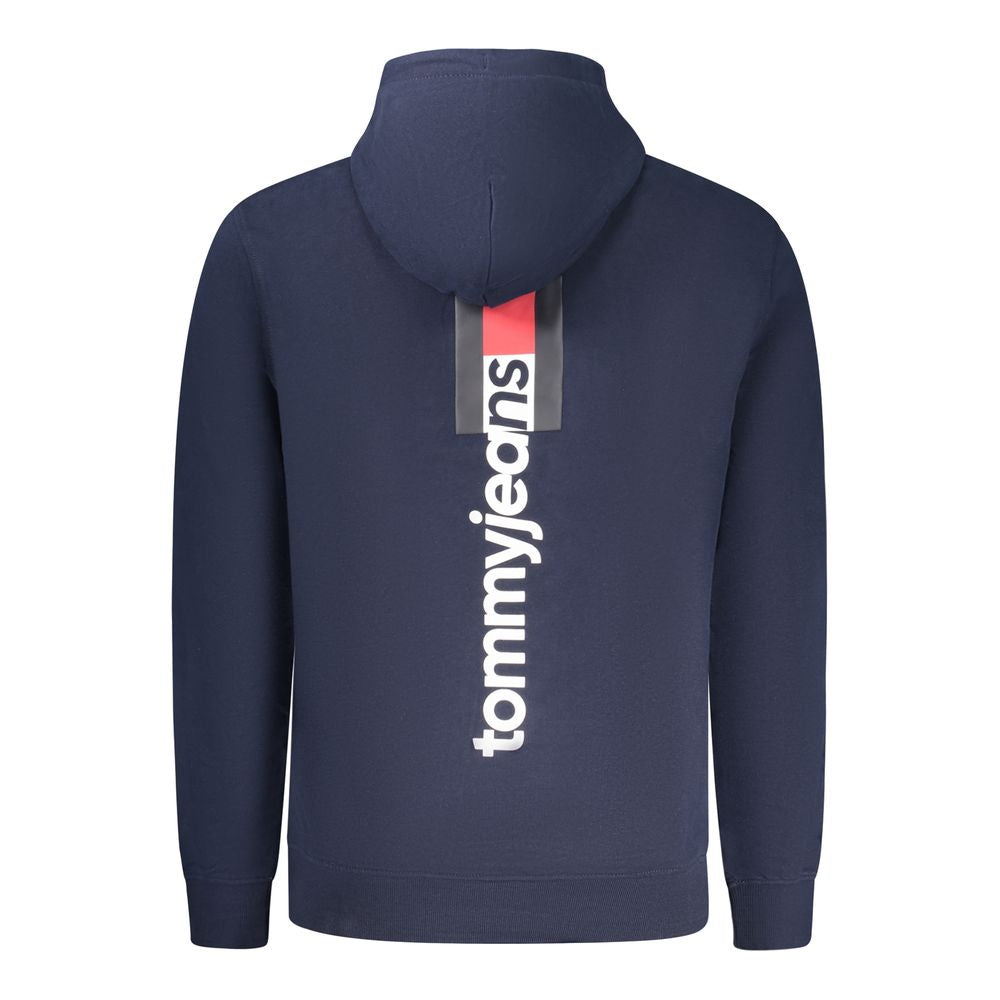 Felpa da uomo Tommy Hilfiger in cotone blu