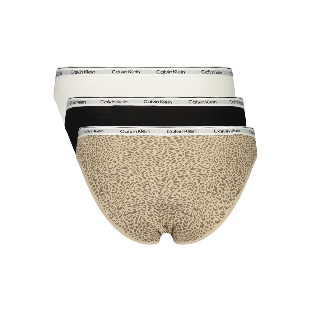 Culotte bikini femme Calvin Klein en coton noir