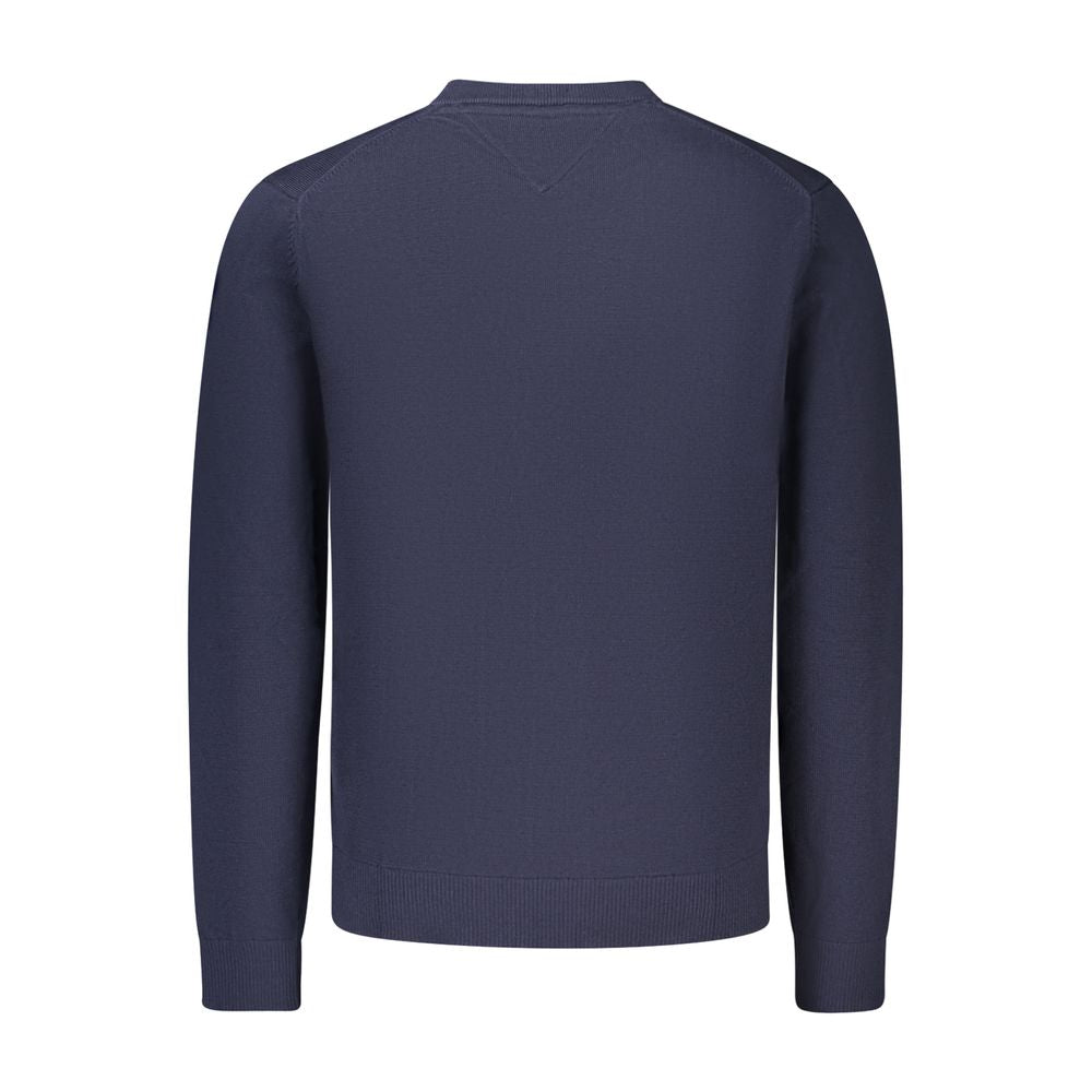 Tommy Hilfiger Pull en coton bleu pour homme