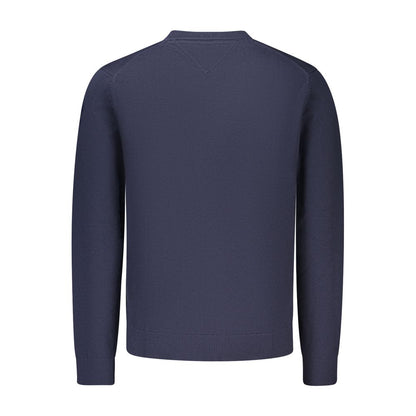 Tommy Hilfiger Pull en coton bleu pour homme