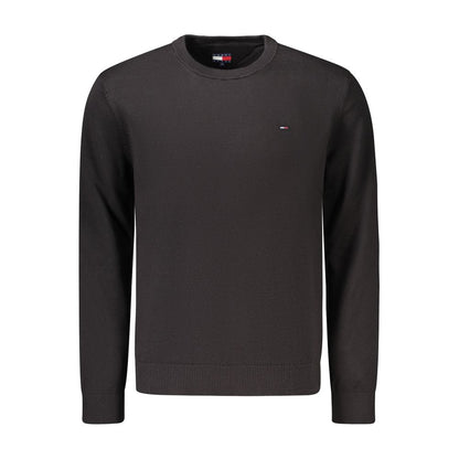 Maglione da uomo Tommy Hilfiger nero in cotone