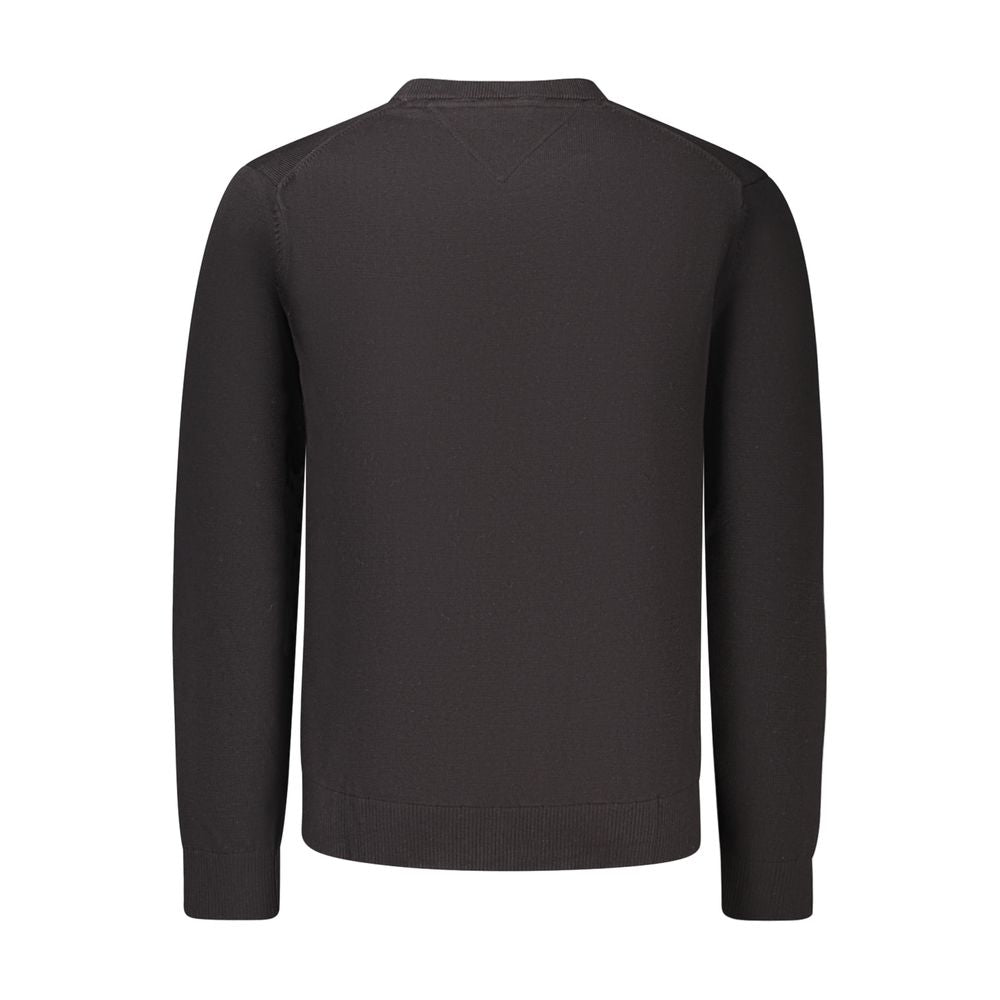 Maglione da uomo Tommy Hilfiger nero in cotone