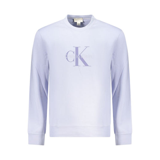 Felpa da uomo Calvin Klein Viola in cotone