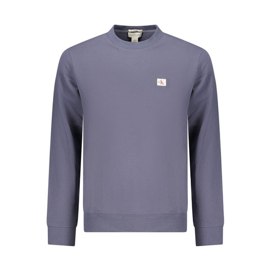 Felpa Calvin Klein da uomo in cotone blu