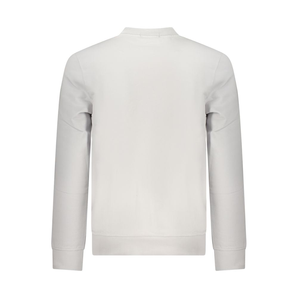 Felpa da uomo Calvin Klein in cotone grigio