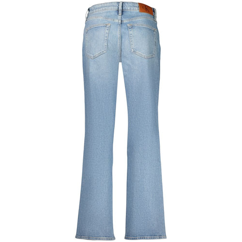 Jeans de algodón Azzurro para mujer de Calvin Klein