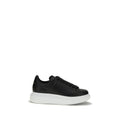 Baskets plateforme en cuir de veau noir Bos Taurus Alexander McQueen