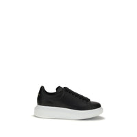 Alexander McQueen Black Calf Leather Bos Taurus Platform Sneakers