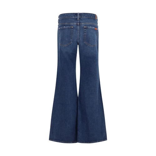Jeans a zampa d'elefante 7FOR in cotone blu