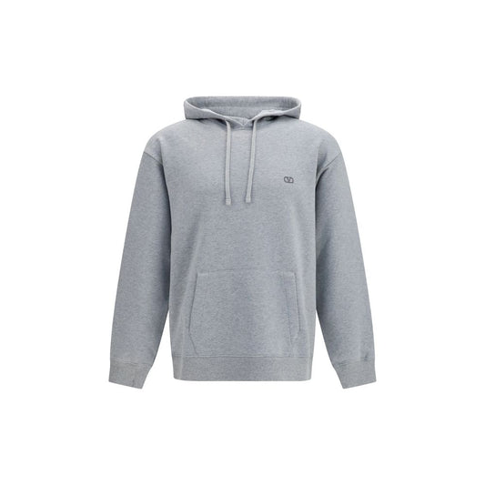 Felpa in cotone grigio Valentino Garavani