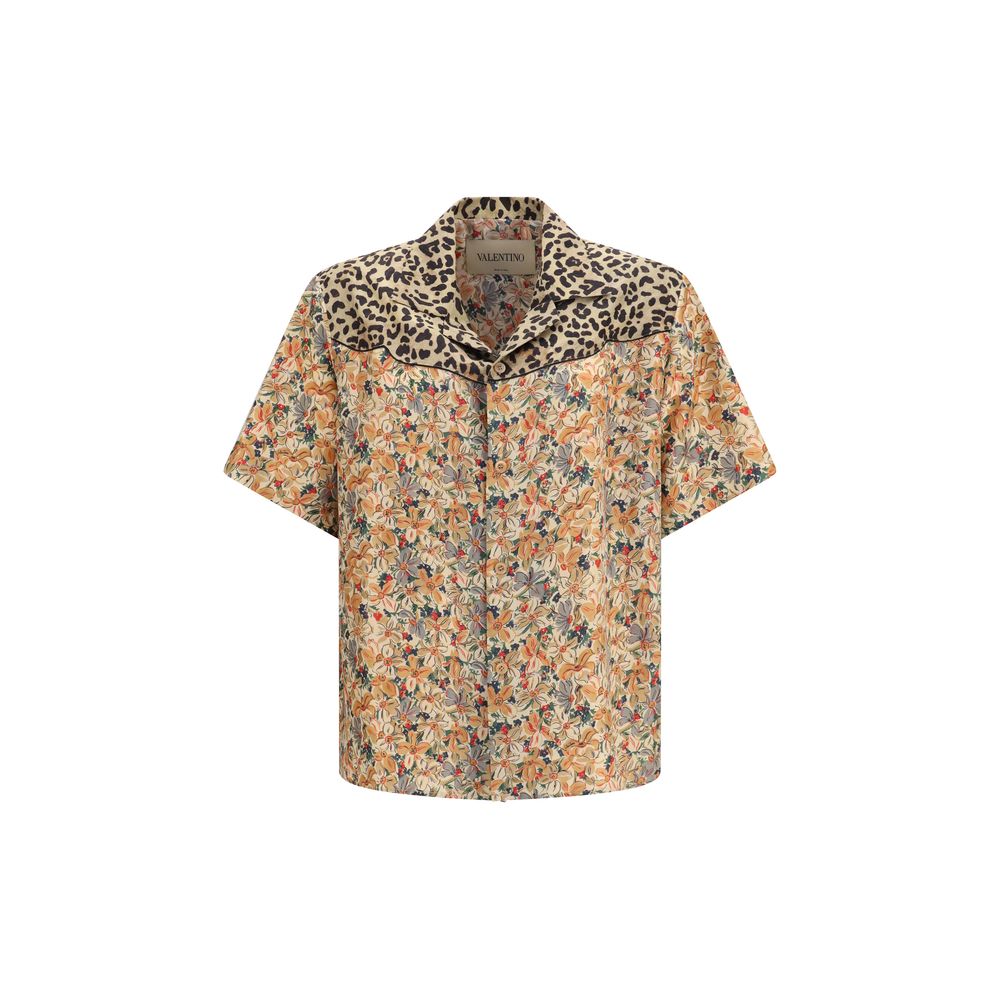 Camicia in seta fantasia multicolor Valentino Garavani