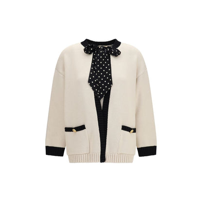 Valentino Garavani Beige Cotton Cardigan