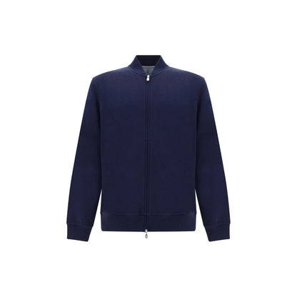 Sweat-shirt Brunello Cucinelli en coton bleu