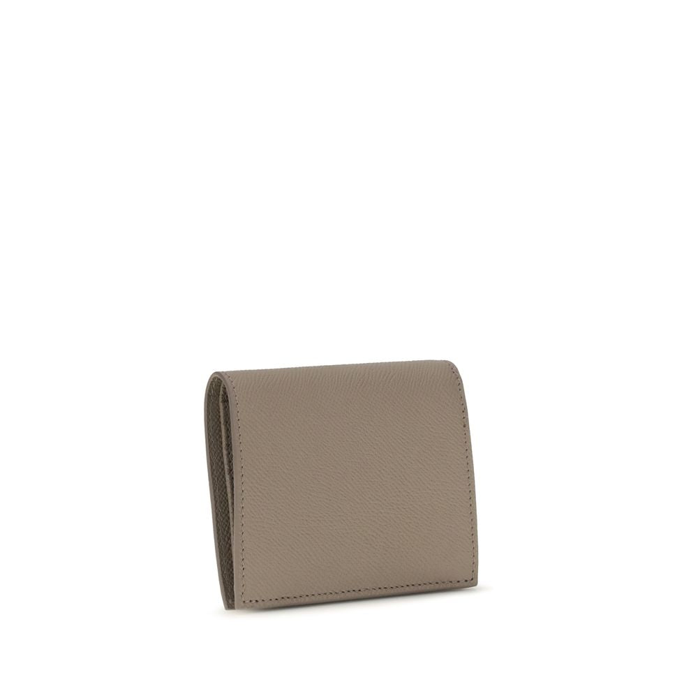 Ferragamo Beige Calf Leather Bos Taurus Shoulder Bag
